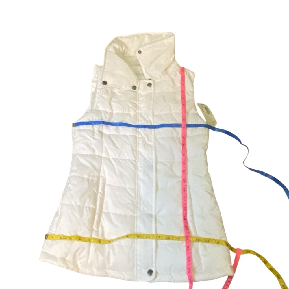 Arizona Jean Company White Puffer Vest NWT - Picture 4 of 6
